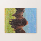 Wilde Bizons Oklahoma. Legpuzzel (Horizontaal)