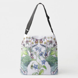 Wilde Blackberry Borage Wilde Floral Canvas tas