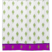 Wilde bladeren op een douchegordijn (Voorkant)