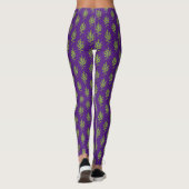 Wilde bladeren op Leggings (Achterkant)