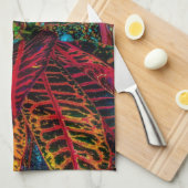 Wilde bladeren theedoek (Quarter Fold)