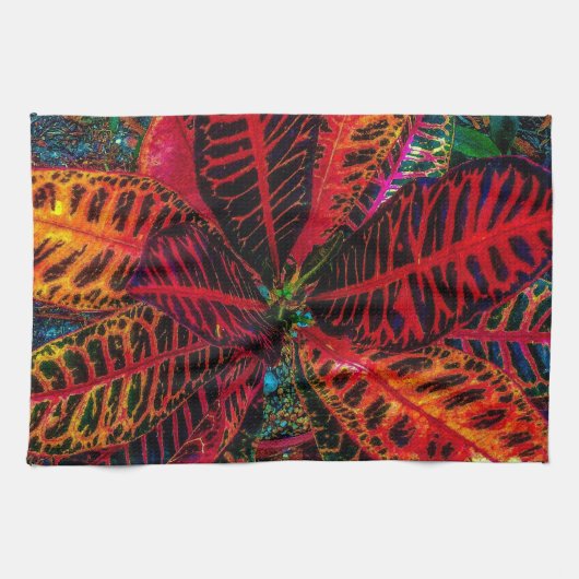 Wilde bladeren theedoek (Horizontaal)