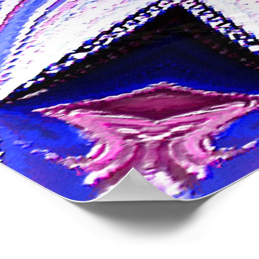 Wilde Blauwe Nights... Poster (Hoek)