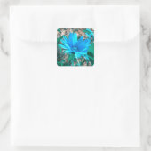 Wilde Blauwe Zonnebloem Stickers (Tas)