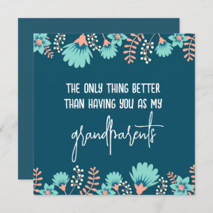 Wilde Blauwe Zwangerschap Bekend aan grootouders Aankondiging