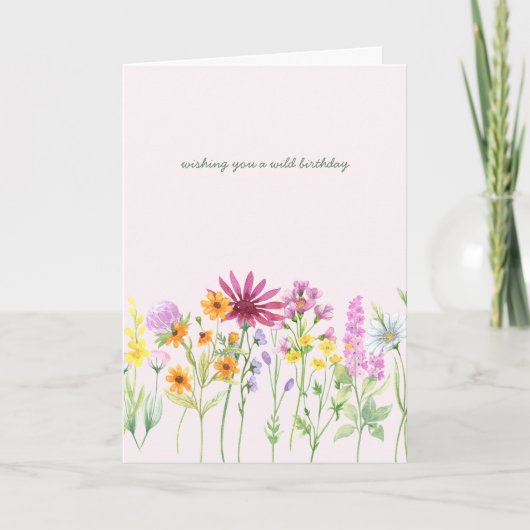  Wilde Bloeddierenkaart Kaart (Voorkant)