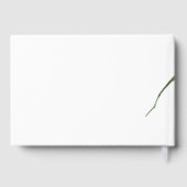 wilde bloei | Deep Paarse Bohemian Flowers Eveneme Gastenboek (Achterkant)