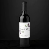 wilde bloei | Paarse Bohemian juicht om lief te he Wijn Etiket