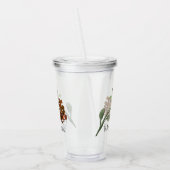 wilde bloei | Terracotta Sinaasappel Boheems Custo Acryl Drinkbeker (Links)