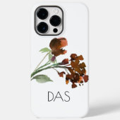 wilde bloei | Terracotta Sinaasappel Boheems Custo Case-Mate iPhone Case (Achterkant)