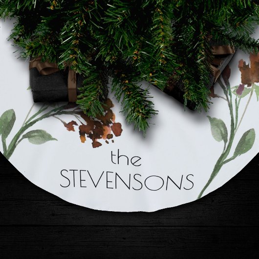 wilde bloei | Terracotta Sinaasappel Boheems Custo Kerstboom Rok