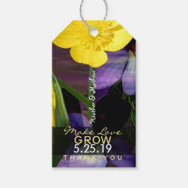 Wilde bloeiende Labels Cadeaulabel