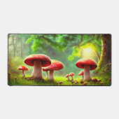 Wilde bloeiende paddenstoelen bureaumat (Voorkant)