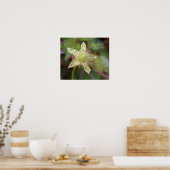 Wilde bloem 4 poster (Keuken)