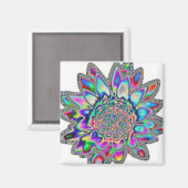 Wilde bloem 5 magneet (Voorkant / Achterkant)