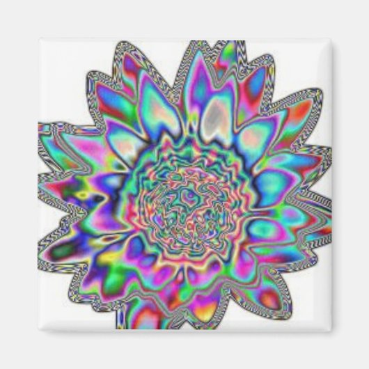 Wilde bloem 5 magneet (Voorkant)
