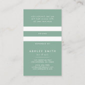 Wilde bloem aanbevelingskaartje (Achterkant)