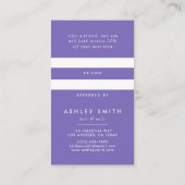 Wilde bloem aanbevelingskaartje (Achterkant)