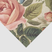 Wilde bloem & antieke roos decoupage cottagecore tissuepapier (Detail)