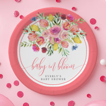 Wilde Bloem Baby in Bloei Bloemige Baby Shower