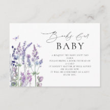 Wilde bloem baby shower boeken voor baby