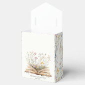 wilde bloem | Baby shower Boekthema Bedankdoosjes (Geopend)