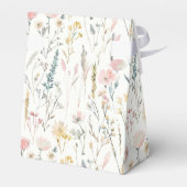 wilde bloem | Baby shower Boekthema Bedankdoosjes (Achterkant)