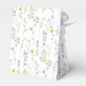 Wilde bloem Baby shower Dank je wel Bedankdoosjes (Achterkant)