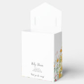 Wilde bloem Baby shower Dank je wel voor doos Bedankdoosjes (Geopend)