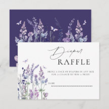 Wilde Bloem Baby Shower Luier Raffle