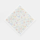 Wilde Bloem Baby Shower Servetten (Hoek)