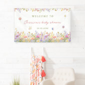 Wilde Bloem Baby Shower Spandoek (Insitu)