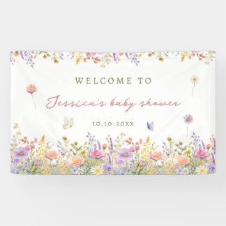 Wilde Bloem Baby Shower Spandoek