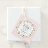 Wilde bloem Baby Sip en zie je bedankt Bedankjes Labels (In situ)