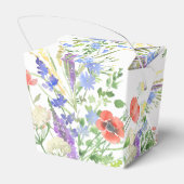 Wilde bloem bedankdoosjes (Achterkant)