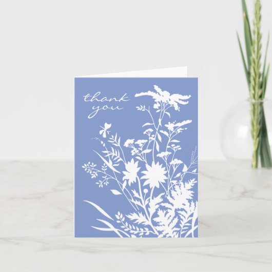 Wilde Bloem Bedankkaart (Voorkant)