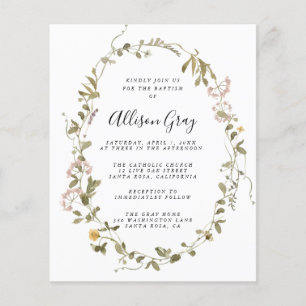 Wilde bloem   Begrotingsbrochure Flyer