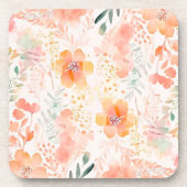 Wilde bloem bier onderzetter (Voorkant)