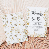 Wilde Bloem Bij Baby Shower Kaart