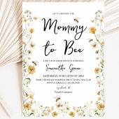 Wilde Bloem Bij Baby Shower Kaart