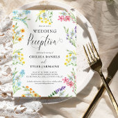 Wilde bloem Bindende Ontvangst Alleen fijne bloeme Kaart