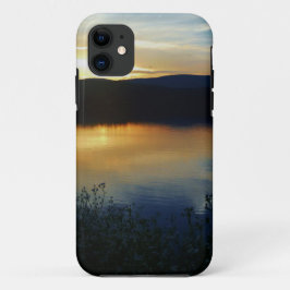 Wilde bloem, blauwe zonsondergang Case-Mate iPhone case