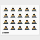 Wilde bloem, blauwe zonsondergang sticker (Vel)