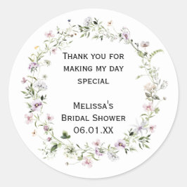 Wilde Bloem Bloeit Persoonlijke Stickers