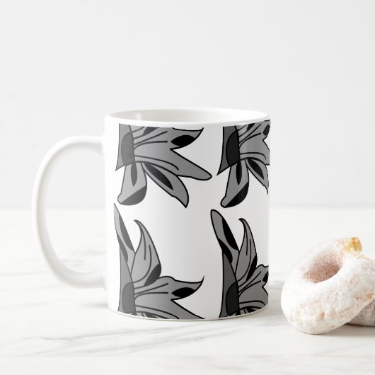 Wilde bloem Bloem Bloemstuk Koffiemok (Met donut)