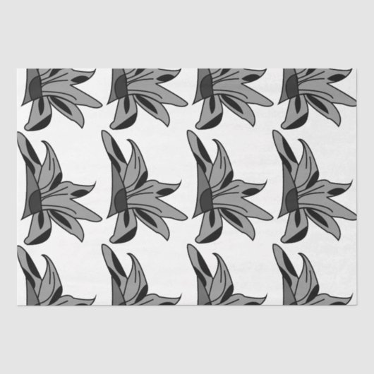 Wilde Bloem Bloem Bloemstuk Tissuepapier (Voorkant)