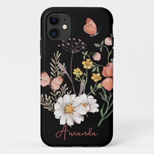 Wilde Bloem Bloem  Case-Mate iPhone Case (Achterkant)