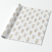 Wilde bloem Bloemachtig  Cadeaupapier (Uitgerold)