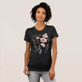 Wilde Bloem-Bloemig-Schattig T-shirt (Voorkant volledig)