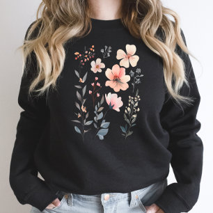Wilde Bloem-Bloemig-Schattig Trui